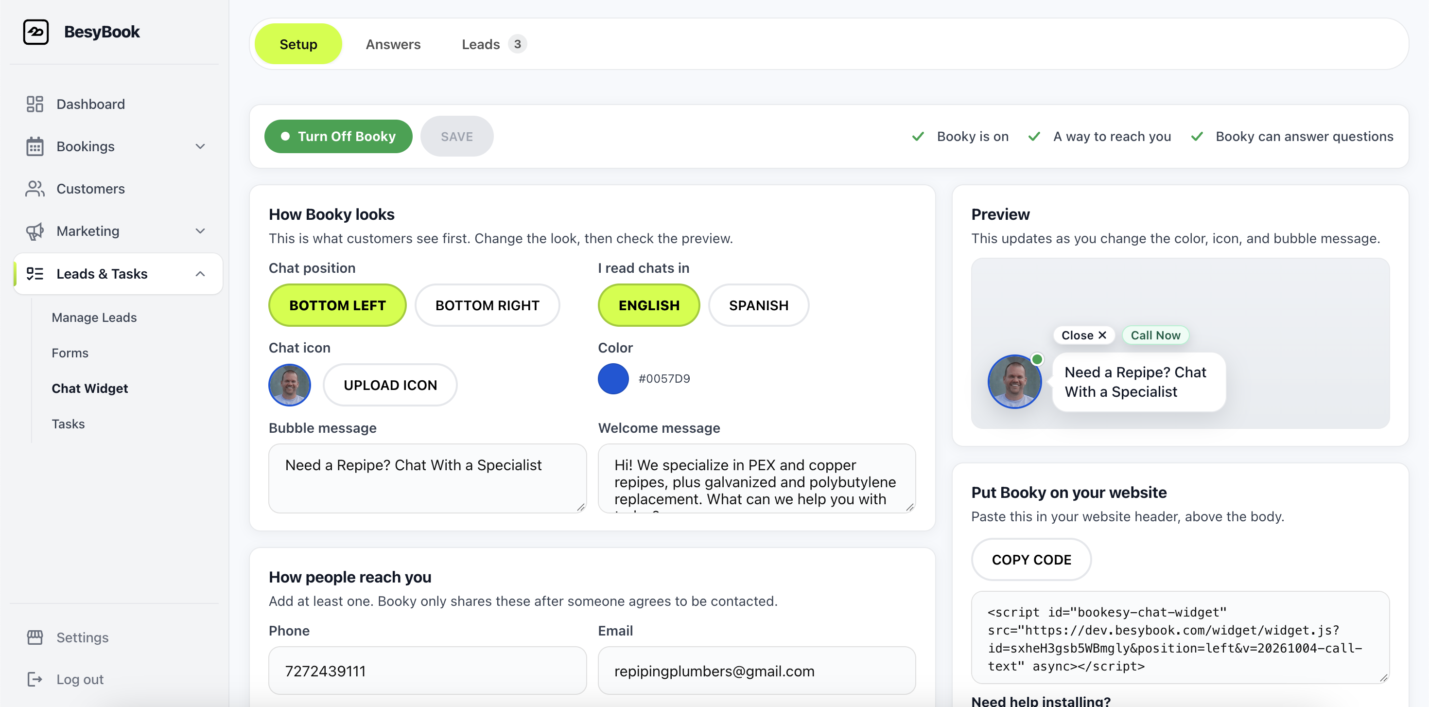 AI Powered Chatbot